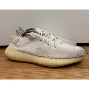 Adidas Yeezy Boost 350 V2 Cream White Triple White Sneakers Shoes Men's 10 US